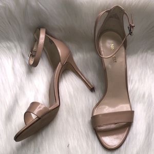 Nine West Women's Mana Leather Heeled Sandal